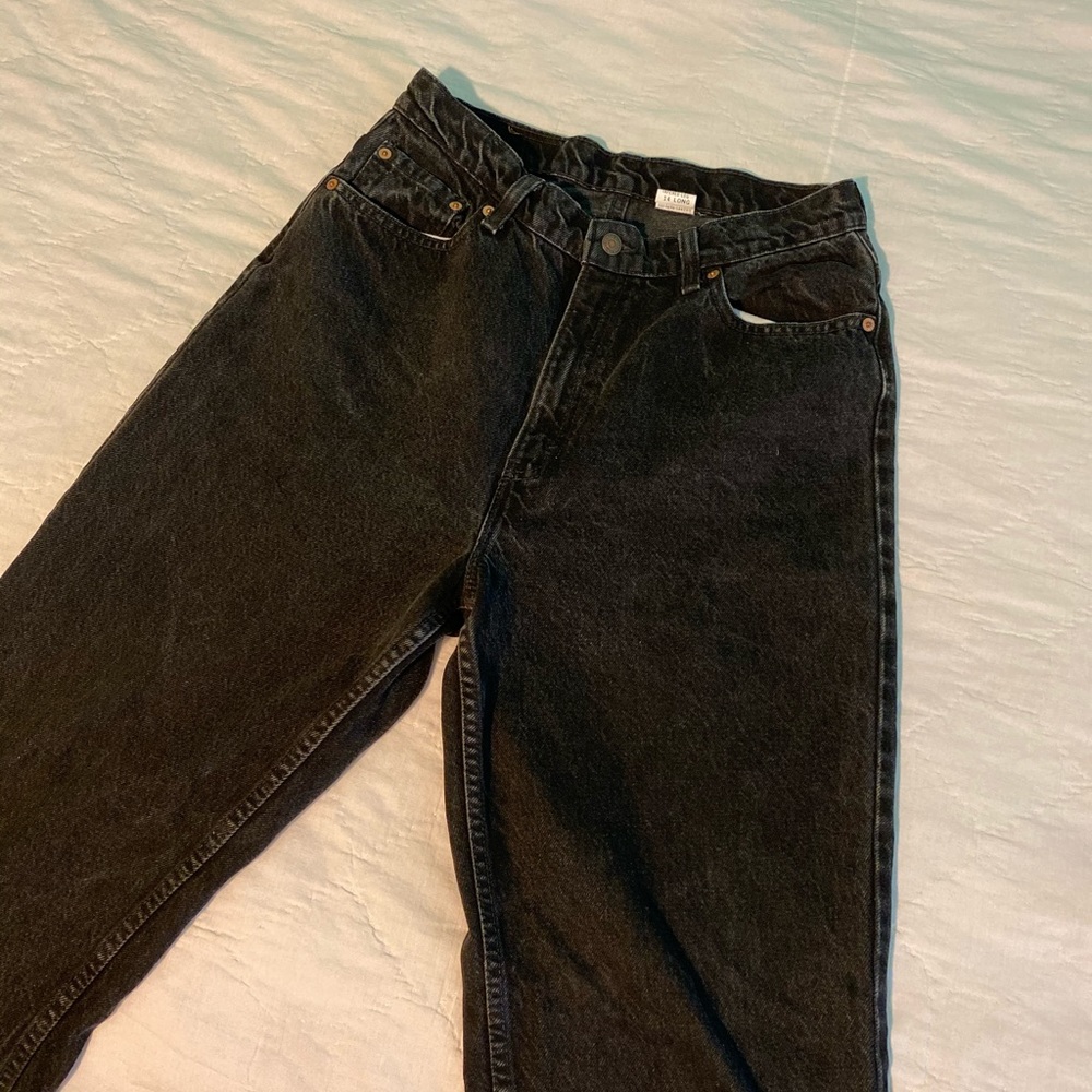 Black Denim Levi Pants